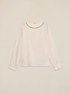 Blusa de sat&eacute;n con engastes image number 3