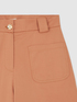 Pantaloni cropped in cotone stretch image number 5