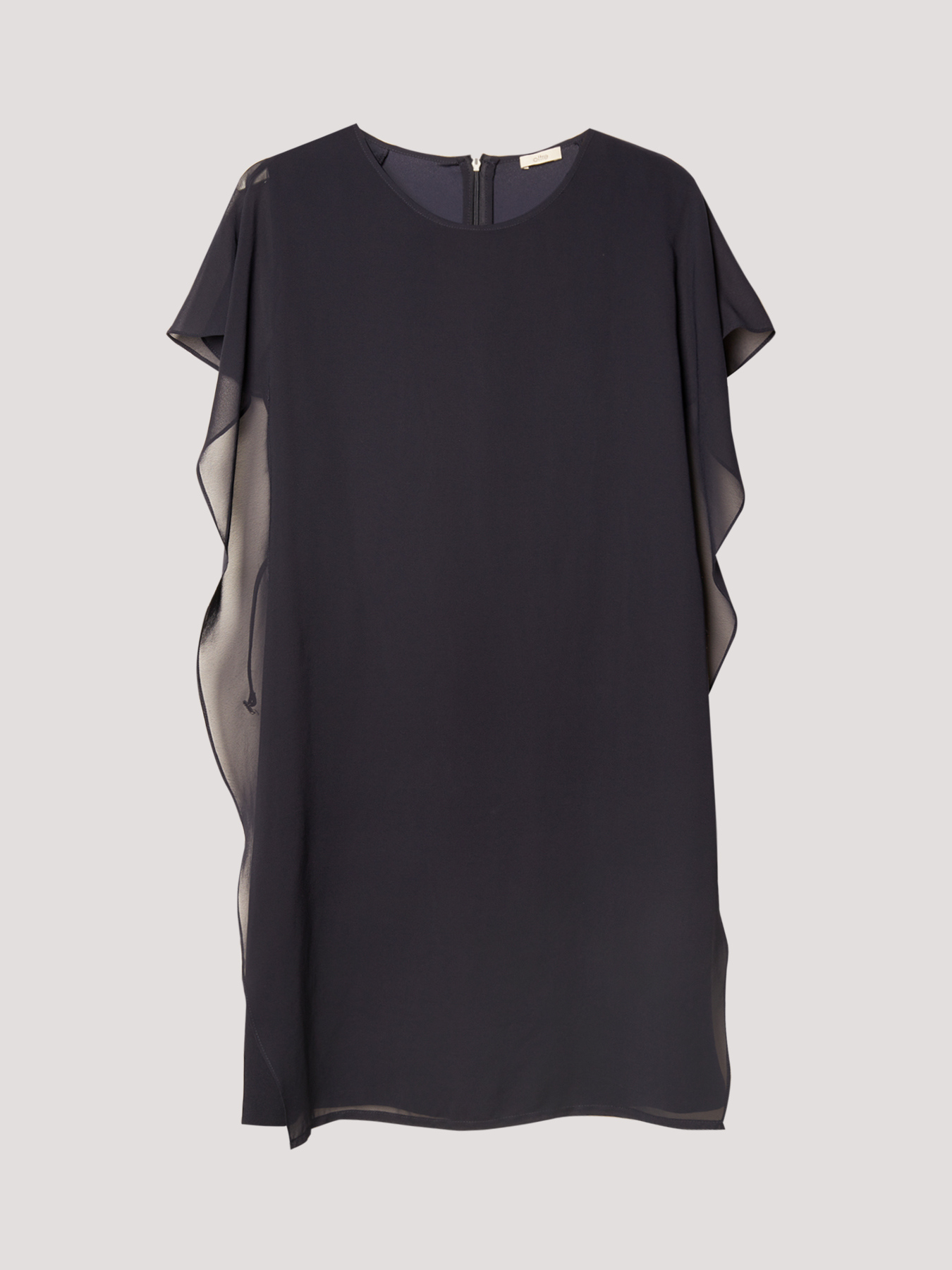 Vestito doppio strato con cintura image number 3