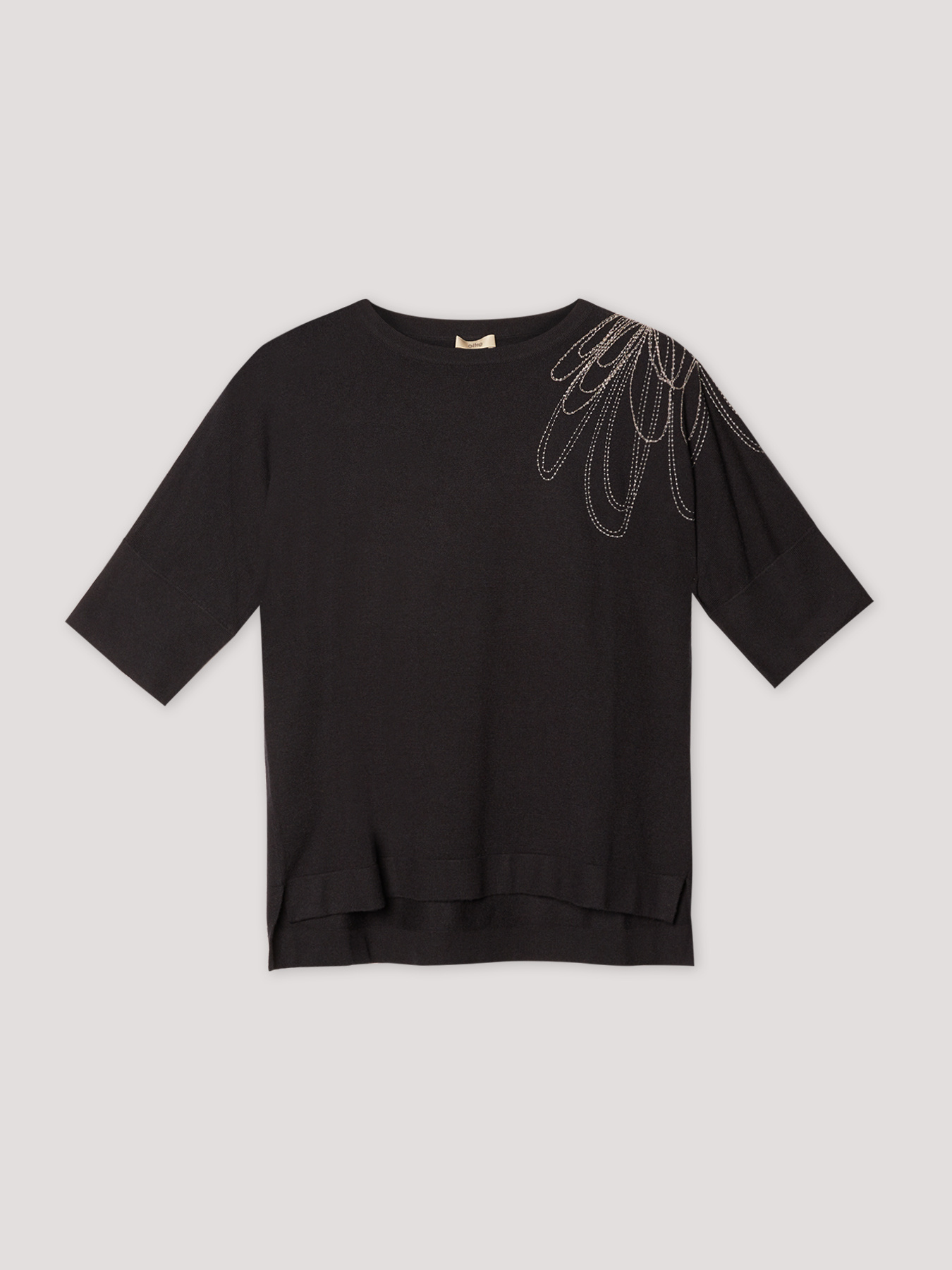 Maglia con ricamo image number 3