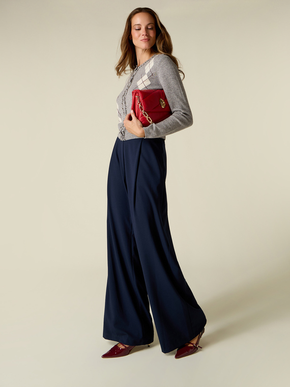 Palazzo pants in polyviscose