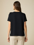 Tricou cu flori aplicate image number 1