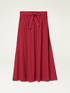 Long viscose skirt image number 4