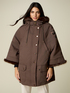 Cotton parka with fuzzy trims image number 0