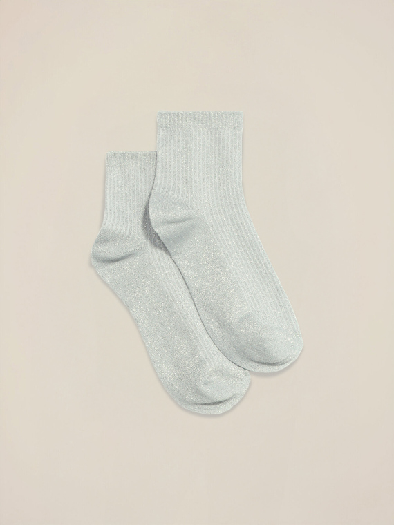 Chaussettes courtes en lurex