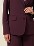 Blazer en flanelle m&eacute;lang&eacute;e viscose image number 4