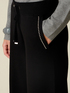 Knitted palazzo pants with stone details image number 2