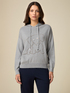 Pullover mit aufgestickten Schmucksteinen image number 0