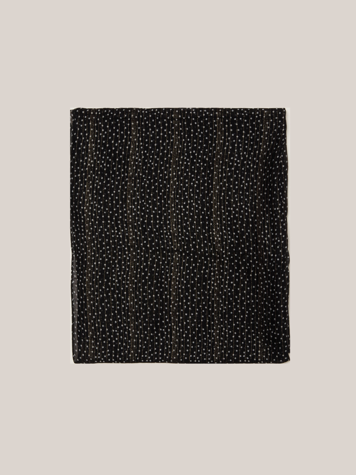 Bufanda de lunares con rayas de l&uacute;rex image number 1