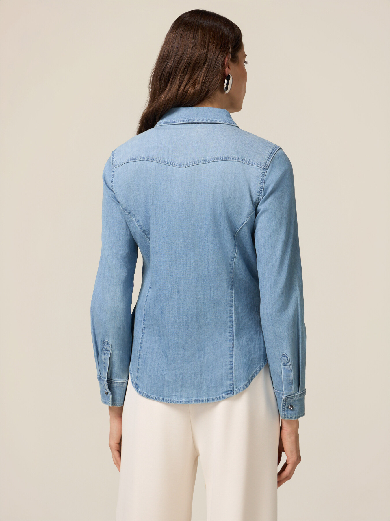 Denim shirt image number 1