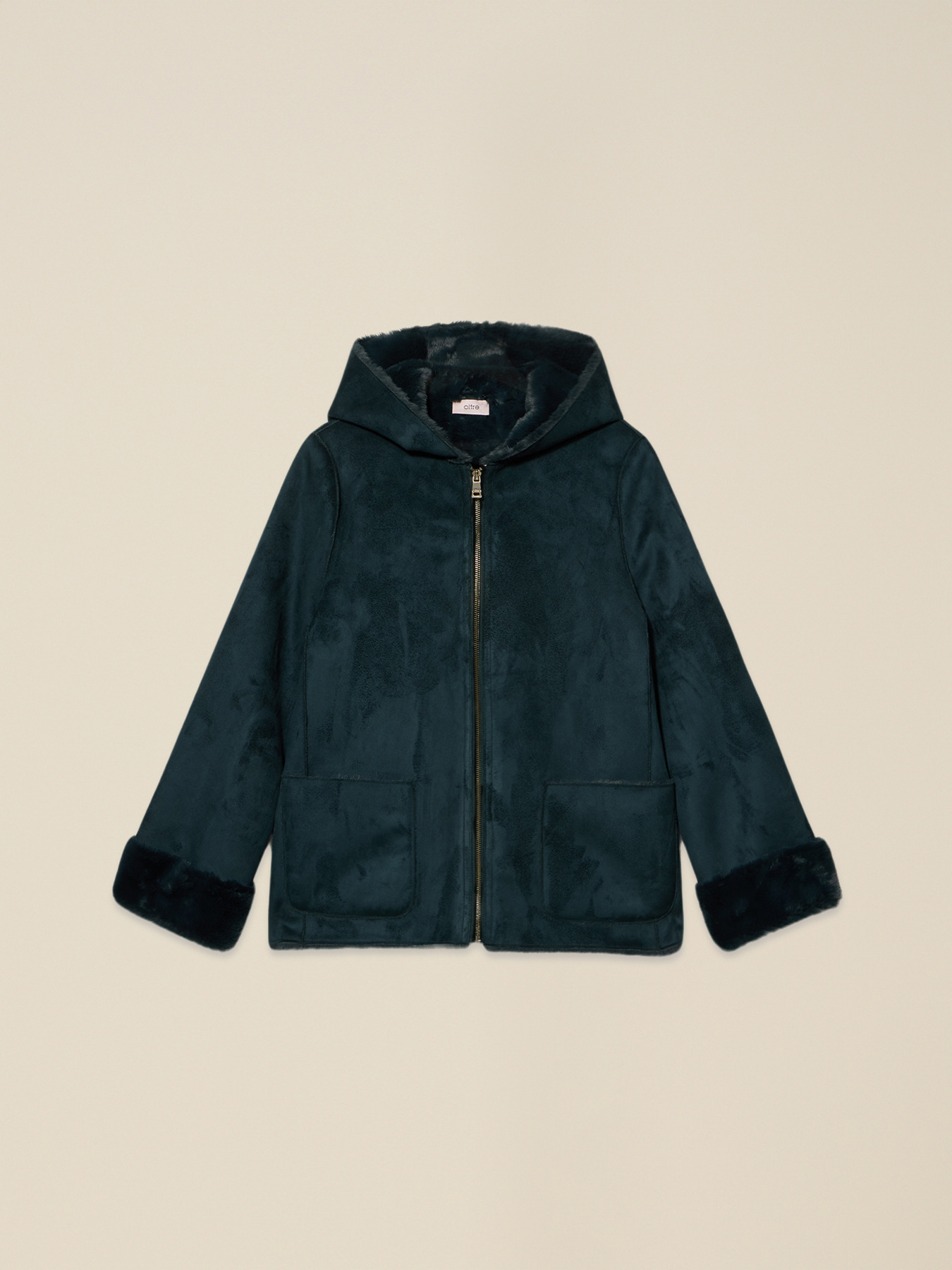 Parka aus weichem Stoff mit Kapuze image number 3