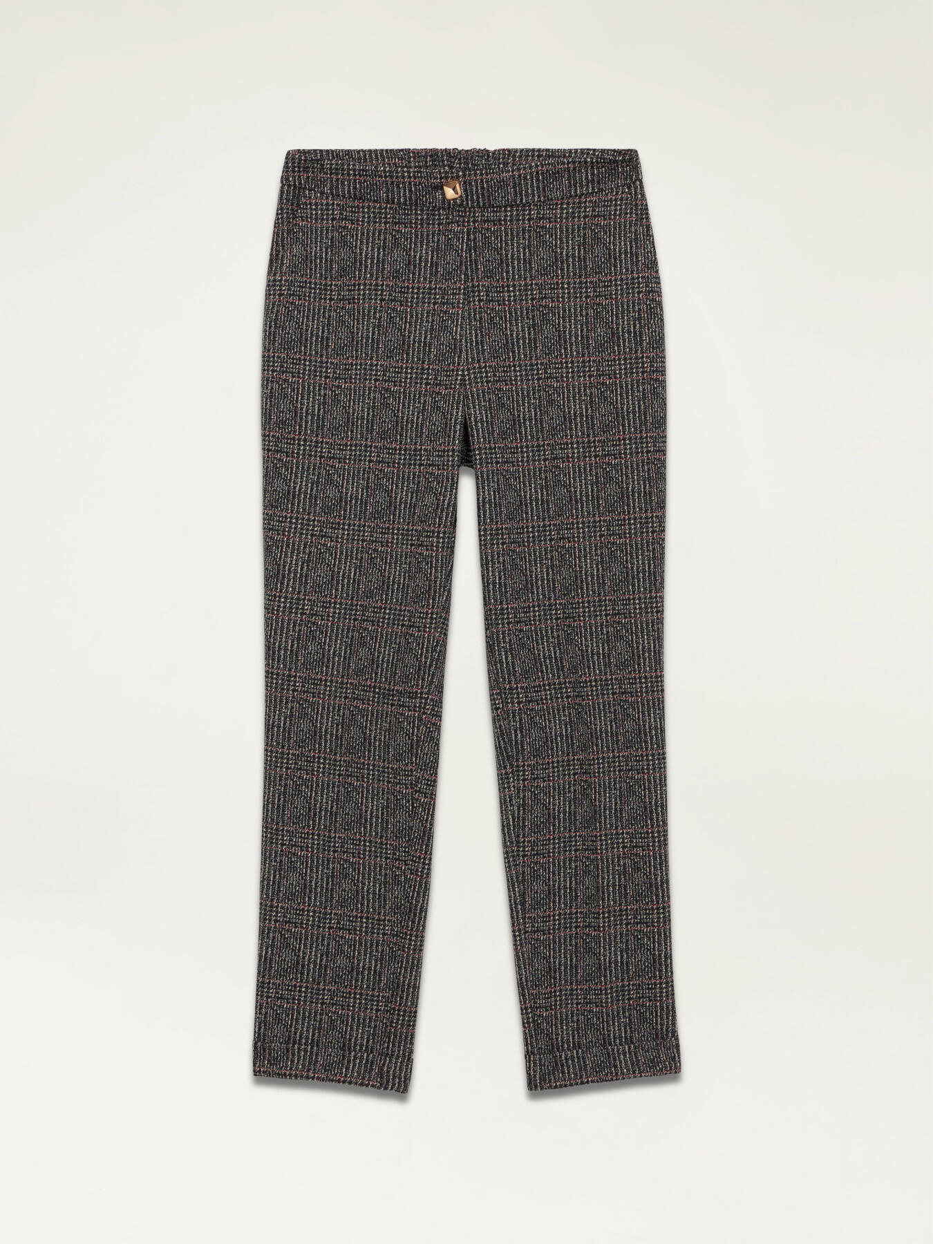 Pantaloni in tessuto check image number 4