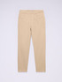 Pantaloni skinny din bumbac și tencel cu nasture bijuterie image number 4