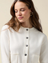 Cardigan tip jachetă cu micro paiete image number 2