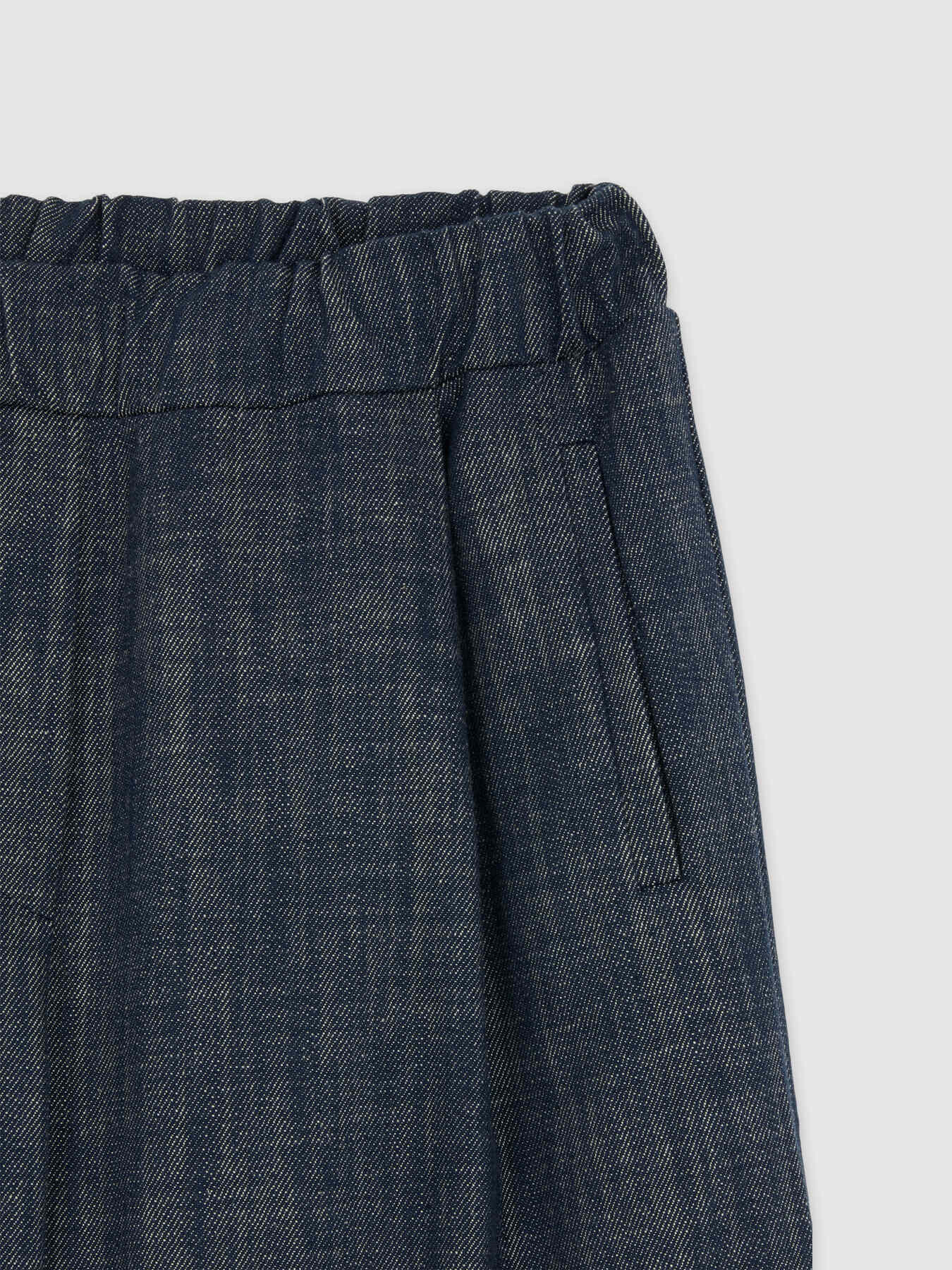 Cropped-Hose in Denim-Optik image number 5