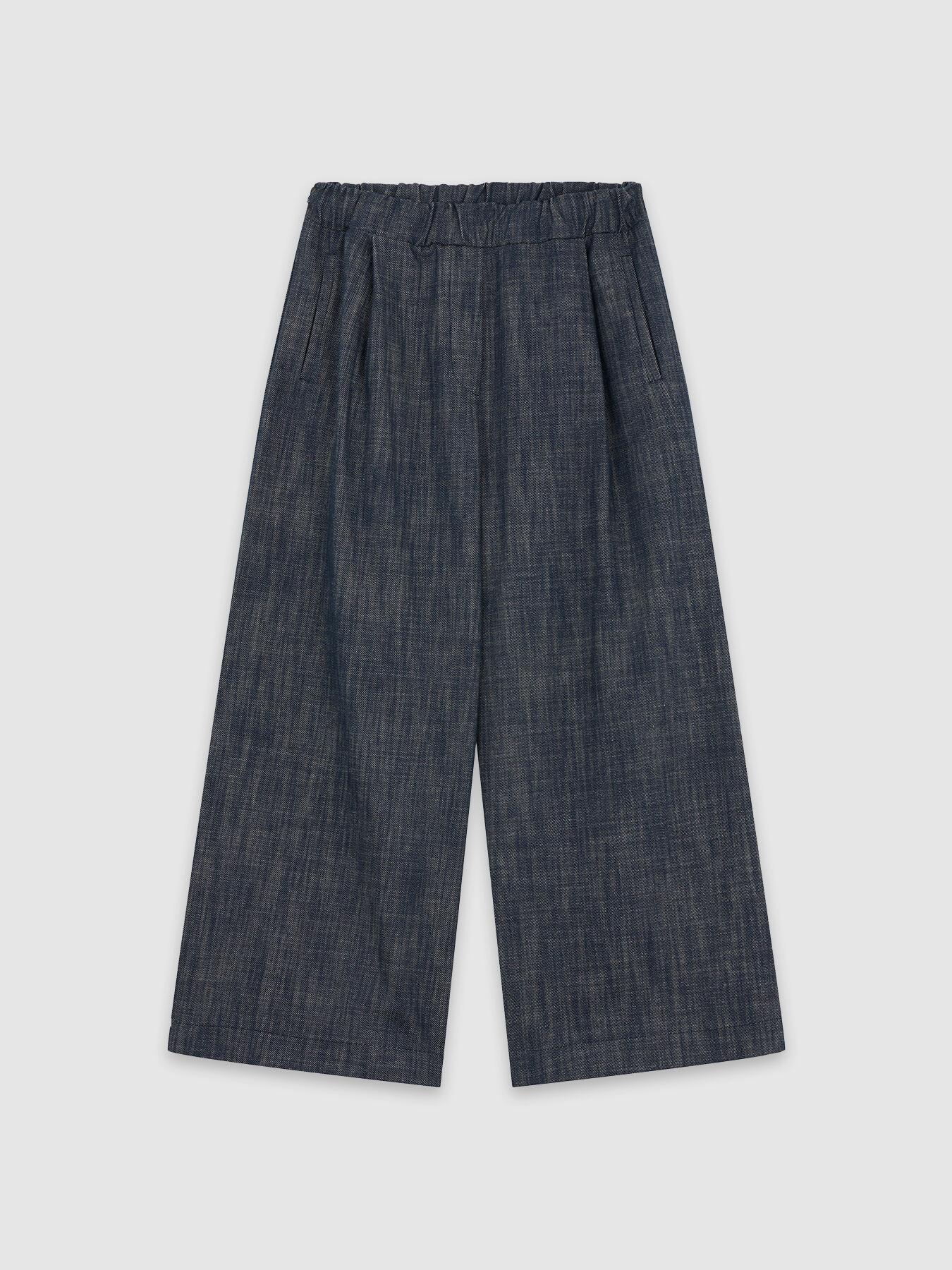 Cropped-Hose in Denim-Optik image number 3