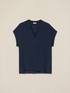 Chemisier en viscose avec finitions en satin image number 3