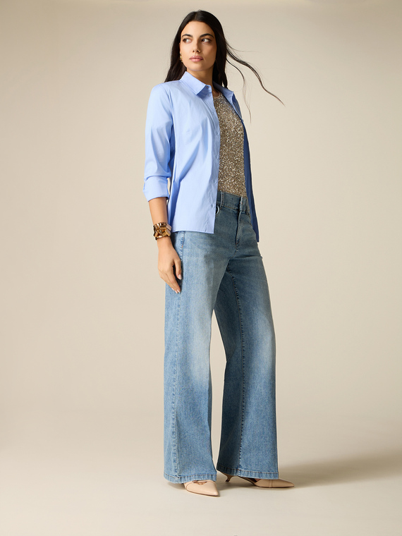 Jeans a palazzo