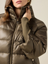 Short down jacket in real down image number 2