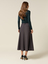 Midi flannel skirt image number 1