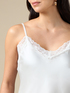 Top lingerie in raso e pizzo image number 2