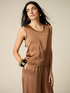 Viscose blend satin top image number 0