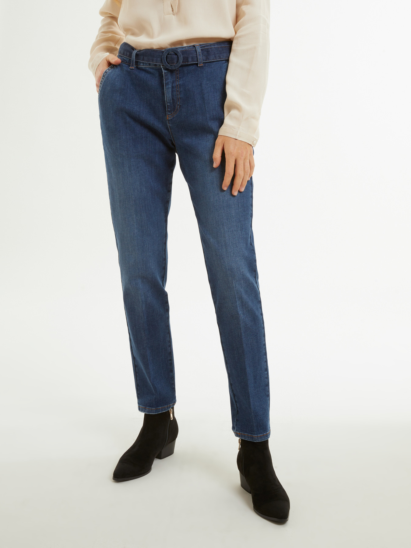 Jean chino Madrid avec ceinture image number 2