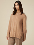 Rollkragenpullover aus Kaschmirgemisch mit Zopf image number 0