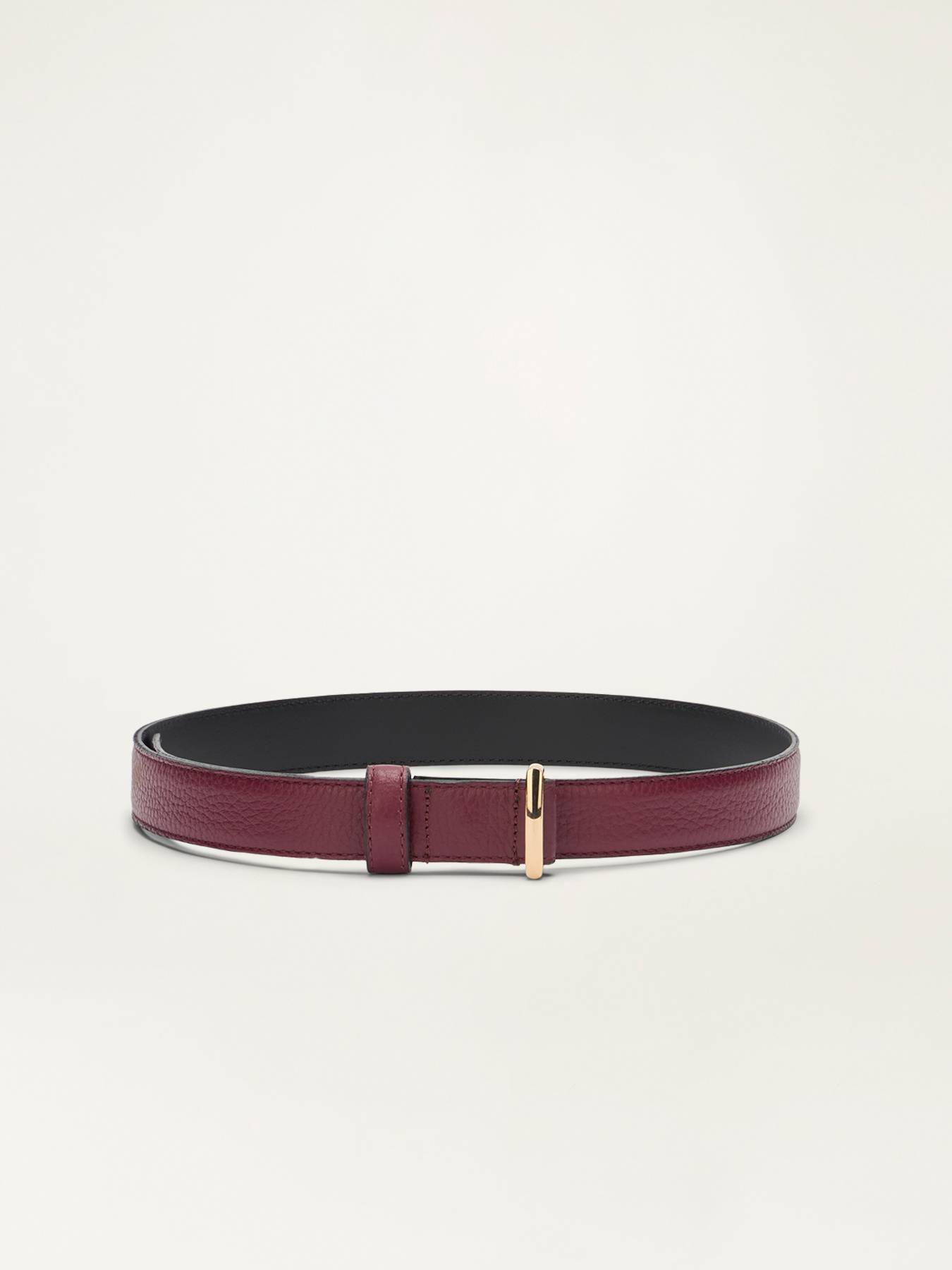 Real leather belt image number 1