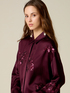Chemise en satin avec broderie en paillettes image number 2