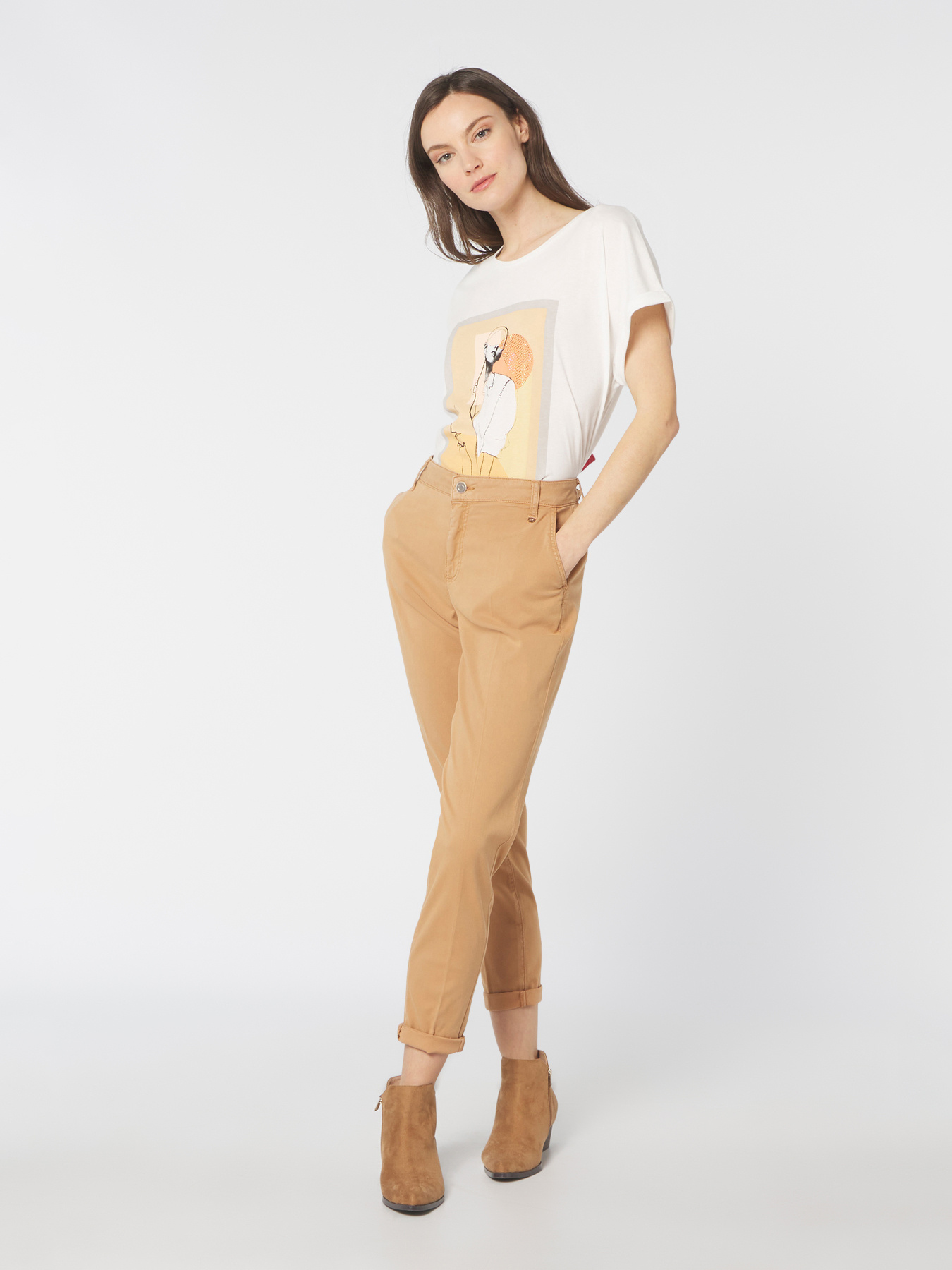 Pantaloni chino modello Madrid image number 2