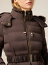 Daunenjacke mit Kapuze und Tailleng&uuml;rtel image number 2