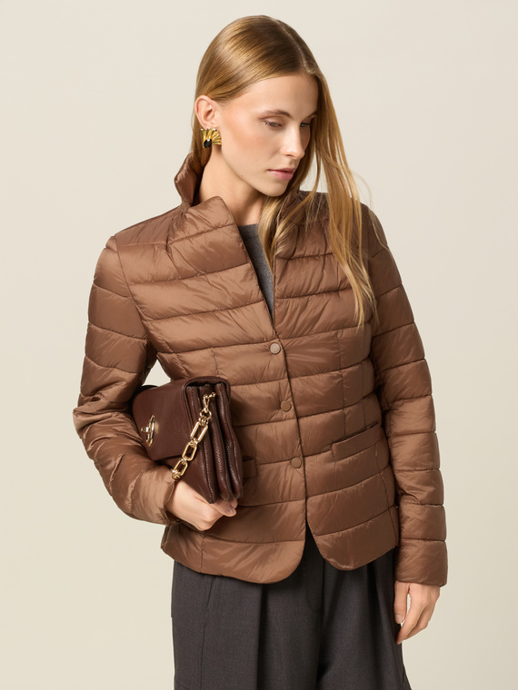 Piumino lightweight trapuntato