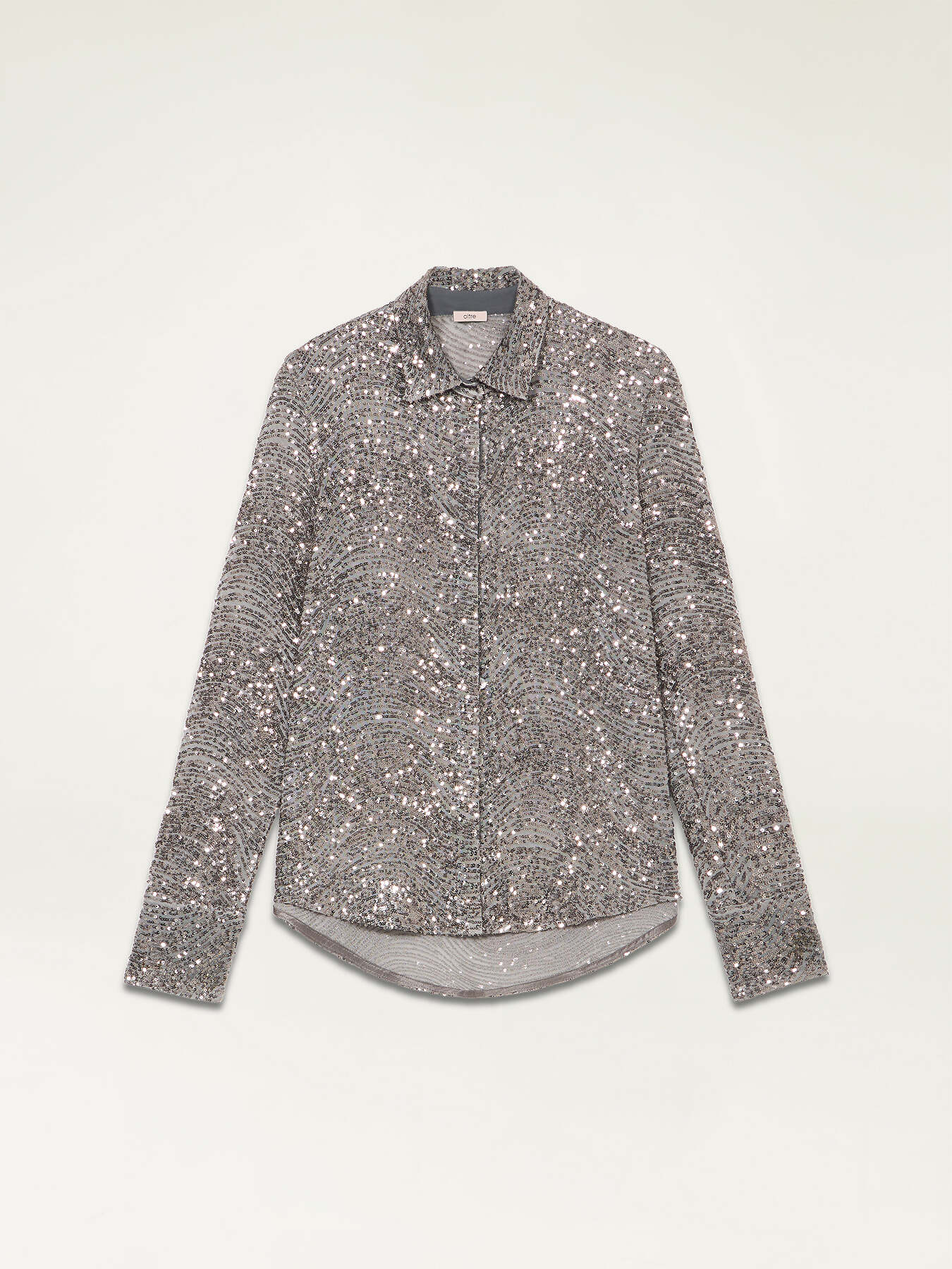 Pailletten-Hemdbluse image number 3