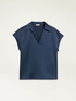 Tricou polo din doua materiale image number 3