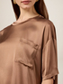 Satin blouse with small pocket image number 2