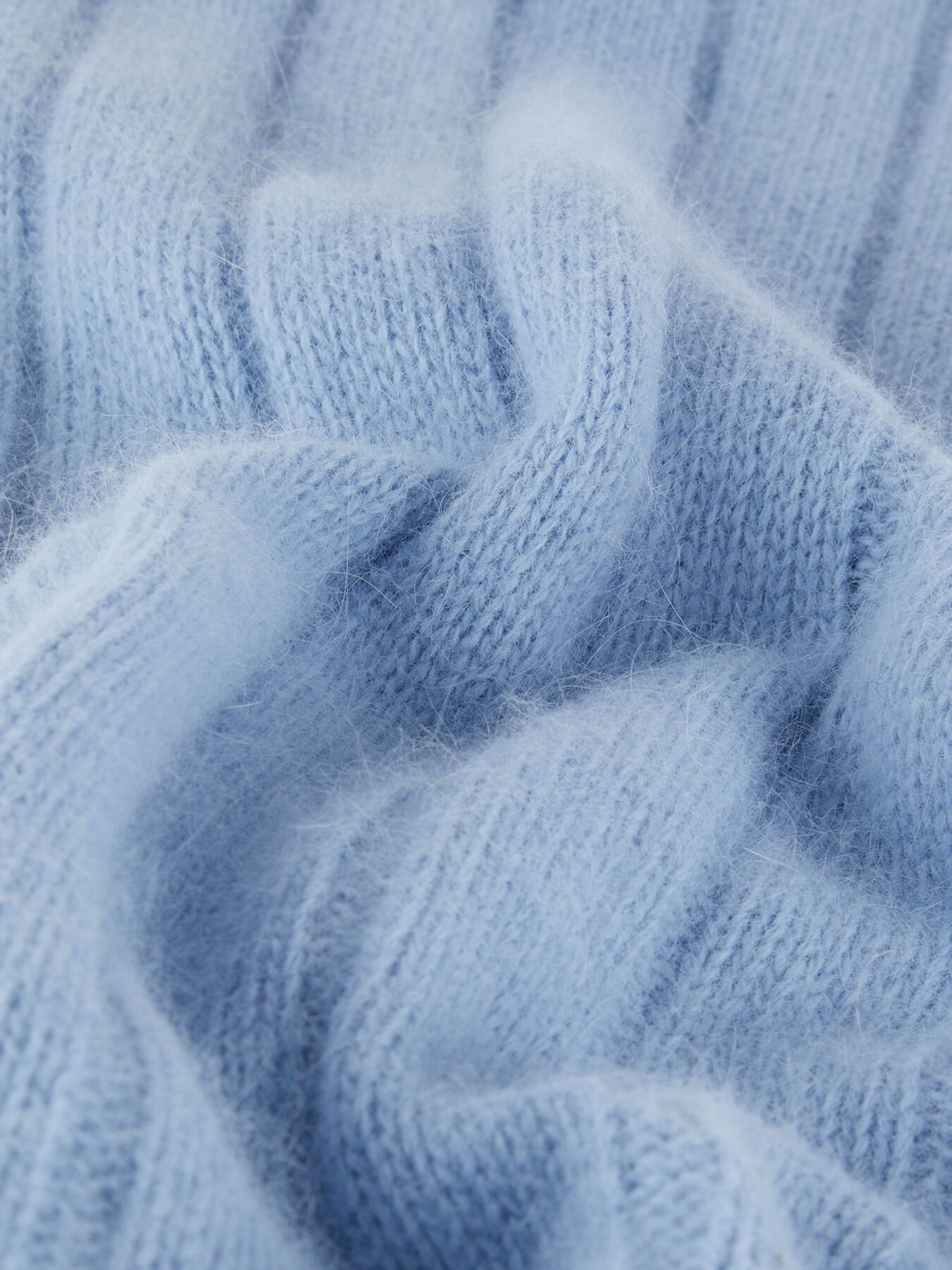 &Eacute;charpe en angora m&eacute;lang&eacute; image number 2