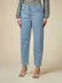 Umweltfreundliche Boyslim-Jeans in Stone-Bleached-Waschung mit Nieten image number 3