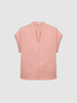 Blusa in raso di viscosa image number 4