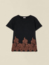 T-Shirt aus Baumwolle mit Spitze image number 3