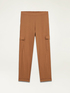 Linen-blend cargo trousers image number 4