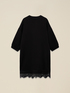 Dress in scuba fabric and lace image number 3