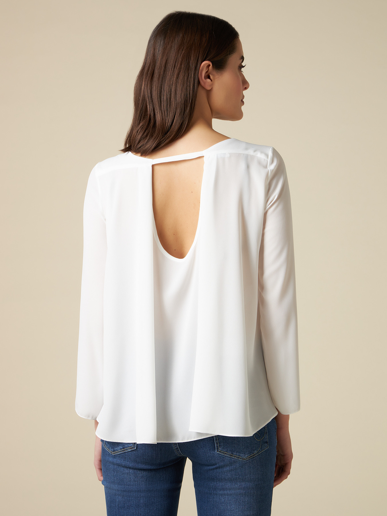 Bluse mit R&uuml;ckenausschnitt image number 1