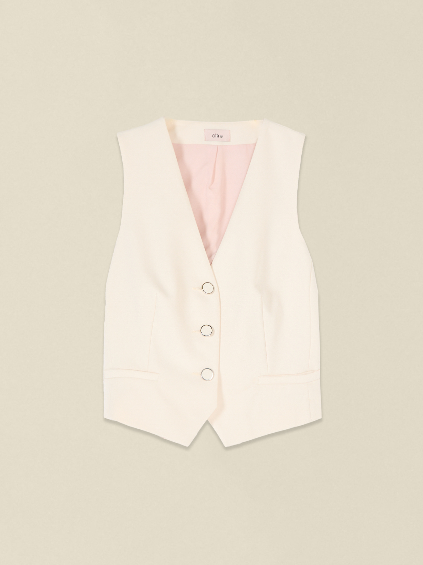 Short tailored vest image number 3