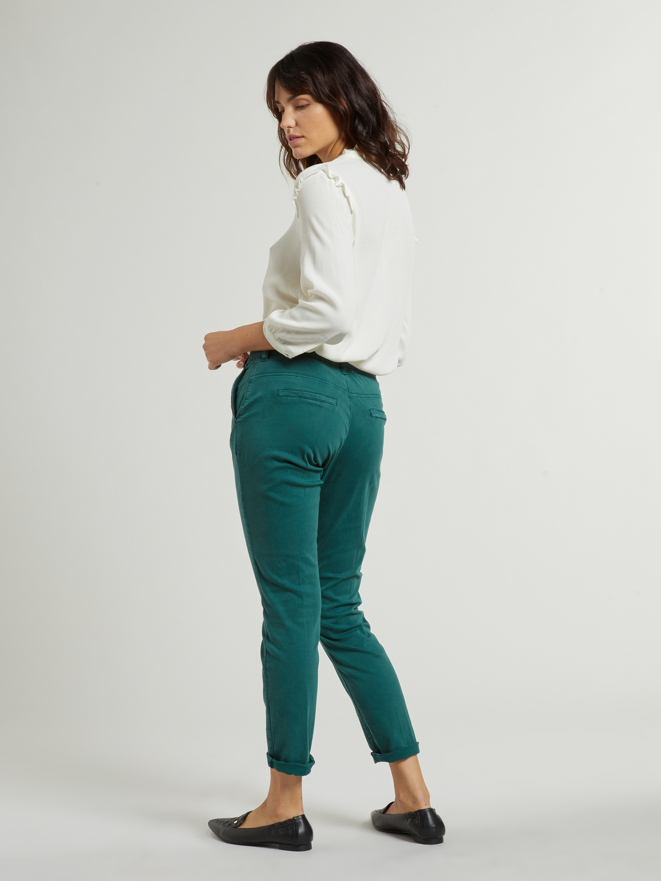 Pantaloni chino Madrid con tape gioiello image number 1