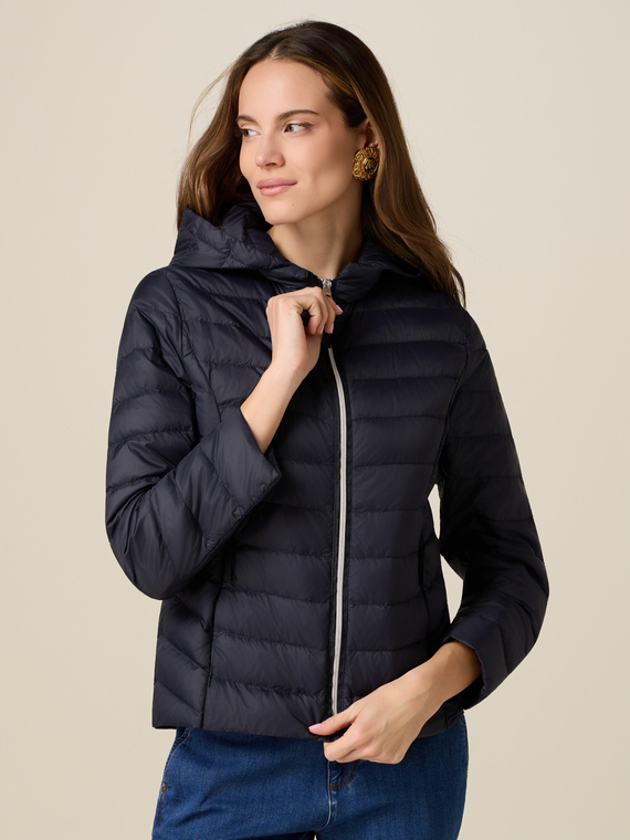 Piumino lightweight in vera piuma