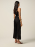 Kick flare pants with chain detail image number 1