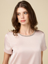 Blouse en satin avec pierres serties image number 2