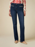 Eco-friendly regular jeans with jewel chains image number 3