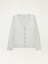 Cardigan col en V avec bords lurex image number 3